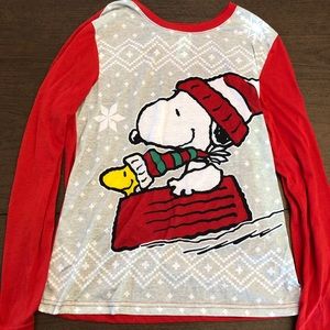 peanuts pj top